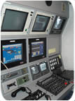 Subtrench Two Trenching Machine Control Console. Click on the thumbnail for a larger version.